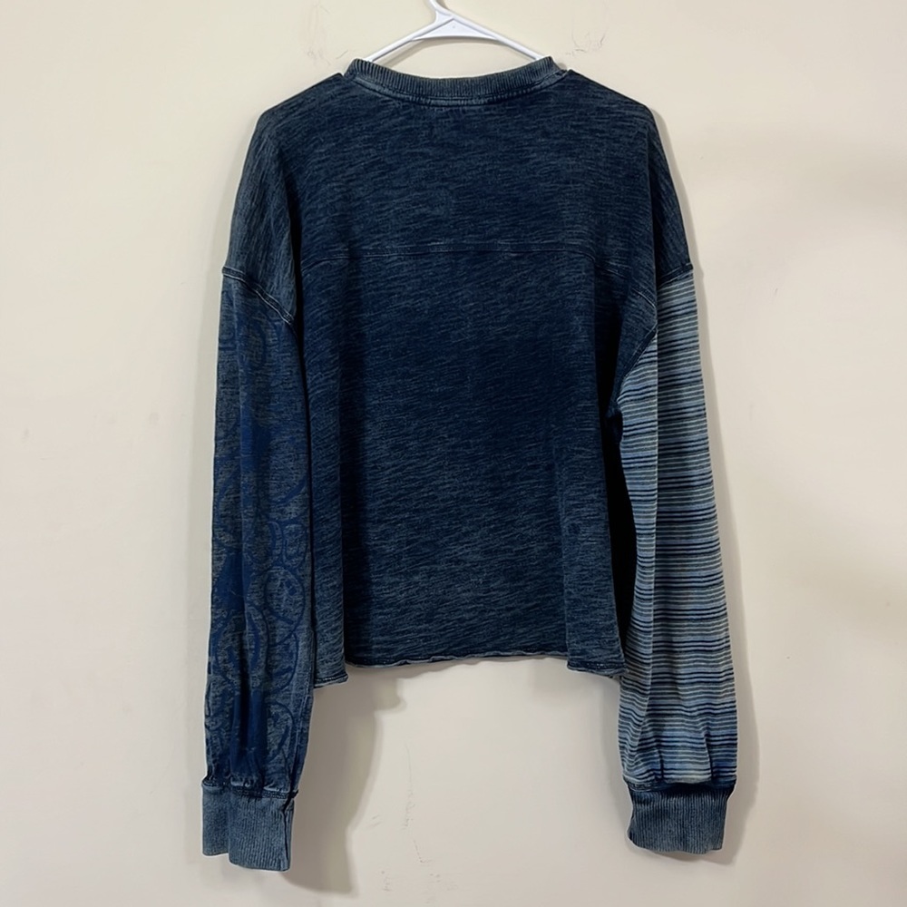 Free People We The Free Trippy Smiley Pullover Size M - Picture 12 of 12